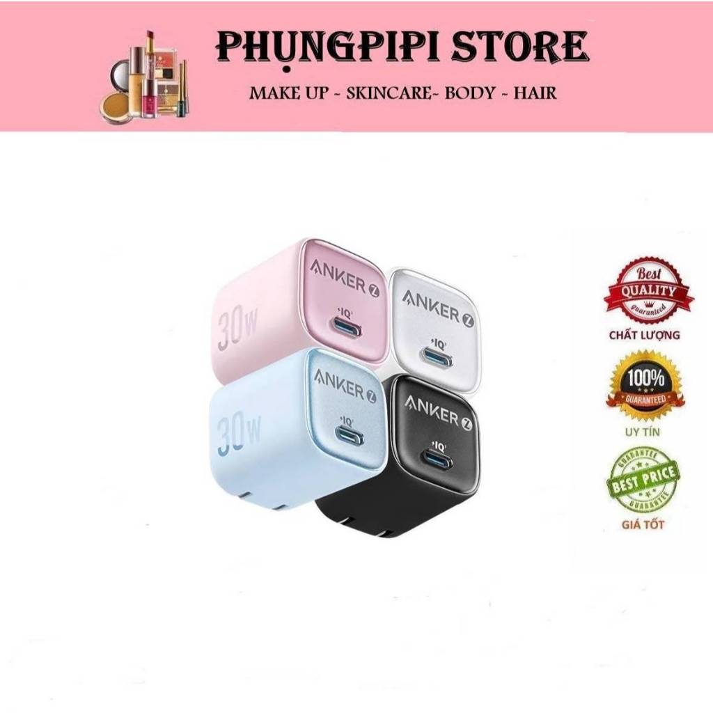 (MÀU TRẮNG) CỐC Sạc Anker Zolo IQ3 20W-KO KÈM CÁP