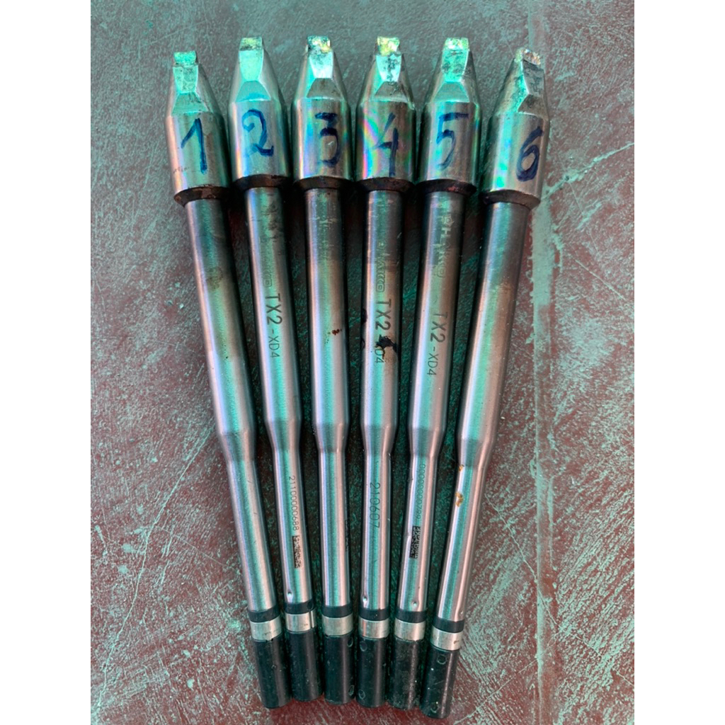 (Bài 7) Tuýp hàn HAKKO TX2 - XD4 300w chính hãng ( xem miêu tả độ mòn)