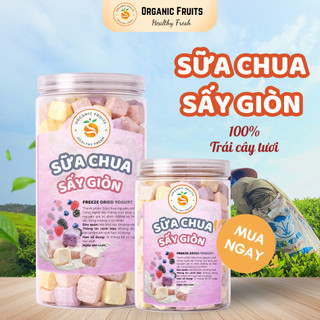 Sữa Chua Sấy Giòn 500G - Viên Sữa Chua Sấy Giòn Xốp, Chua Ngọt Dịu Nhẹ, Ăn Vặt Healthy - Organic