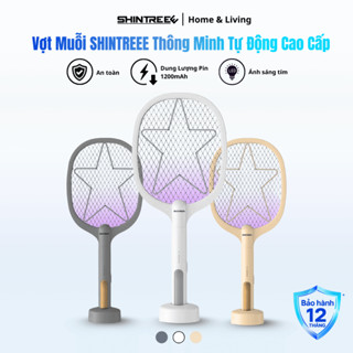  Vợt Muỗi Kiêm Đèn Thu Hút Muỗi SHINTREEE Có Chế Độ Diệt Muỗi Tự Động 2 Trong 1 Bảo Hành 12 Tháng 