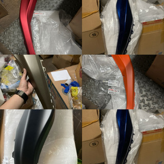 Cặp 2 cái trái và phải ốp hông sau zin Yamaha xe NVX V1 có đủ màu