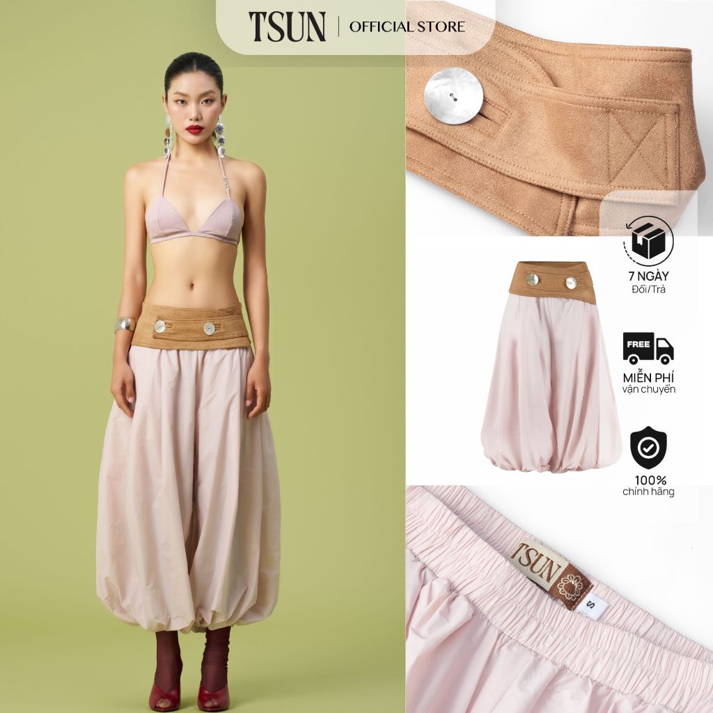 TSUN - Roam Pants Quần Ống Rộng baggy Alibaba Kèm Thắt Lưng Cá Tính