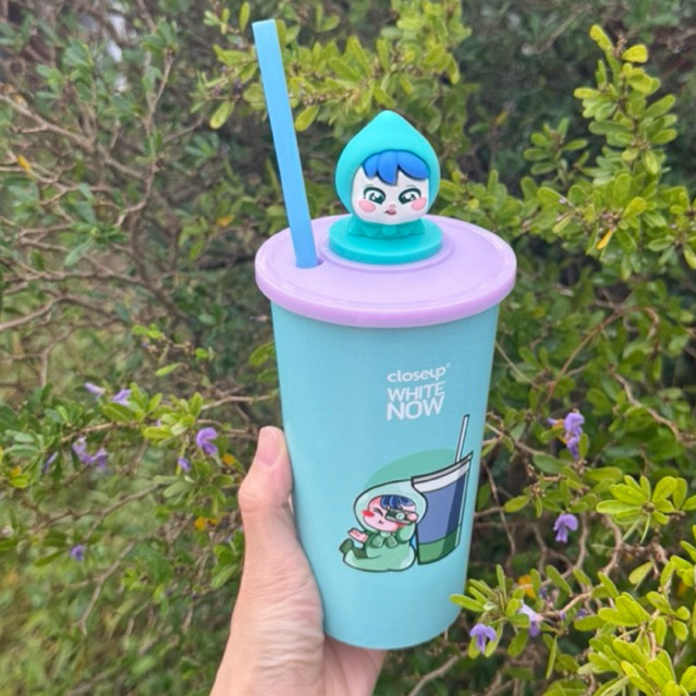 Ly Nhựa Hoạt Hình Tượng Her Vibes 600ml