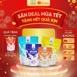  COMBO 4 Túi Zip 20G Mix Vị - Sữa Chua Sấy Thăng Hoa YoBite Cho Bé Ăn Dặm Giúp Hỗ Trợ Tiêu Hóa 