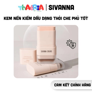   SIVANNA  Kem Nền Kiềm Dầu DẠNG THỎI MẪU MỚI Sivanna Colors HF734 Che Phủ Tốt,Dễ Sử Dụng 