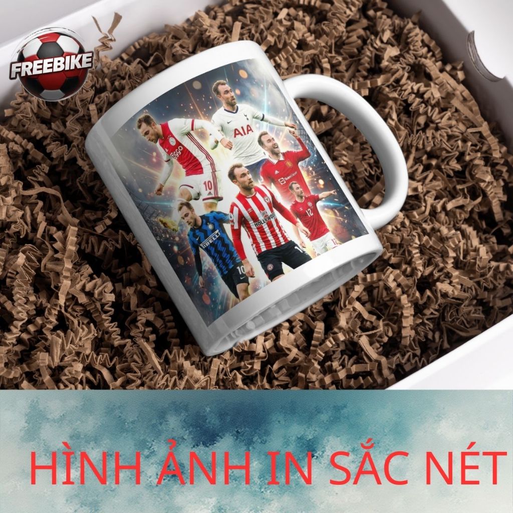 LY SỨ IN CAO CẤP HÌNH CHRISTIAN ERIKSEN MẪU 2