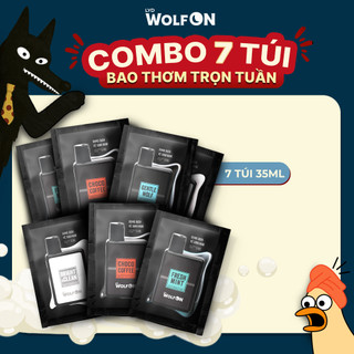  Combo 7 Túi Dung Dịch Vệ Sinh Nam Giới LYD Wolf ON Hương Thơm Nam Tính Khử Mùi Sạch Khuẩn 5ml 