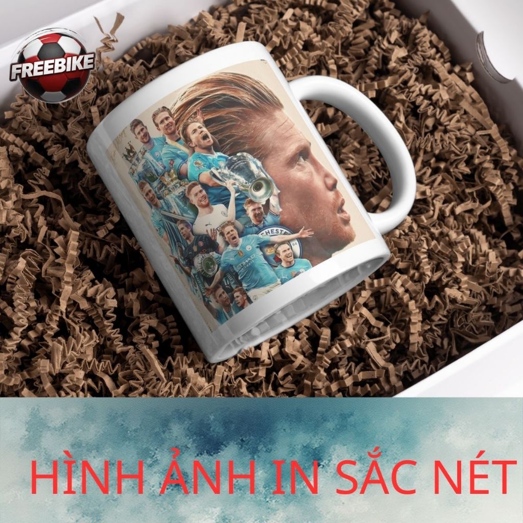 LY SỨ IN CAO CẤP HÌNH KEVIN DE BRUYNE MẪU 1
