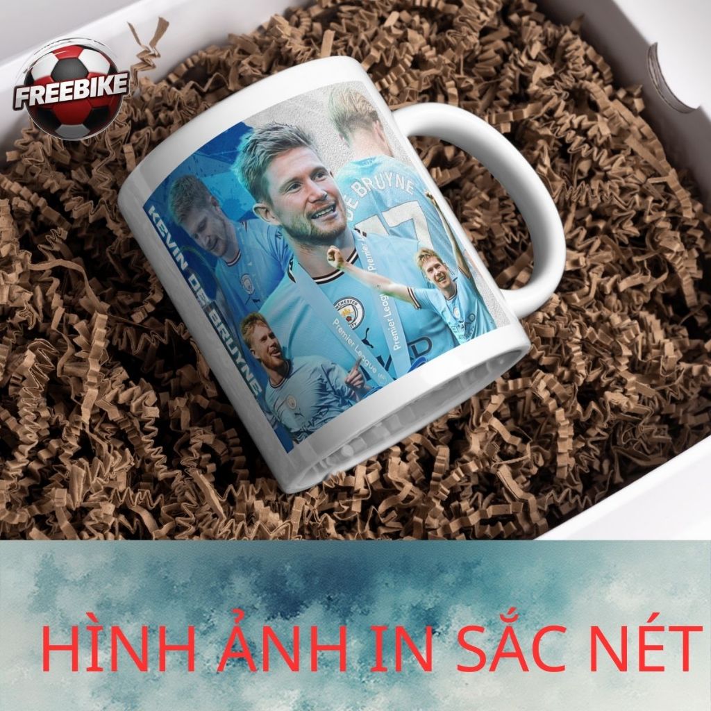 LY SỨ IN CAO CẤP HÌNH KEVIN DE BRUYNE MẪU 2