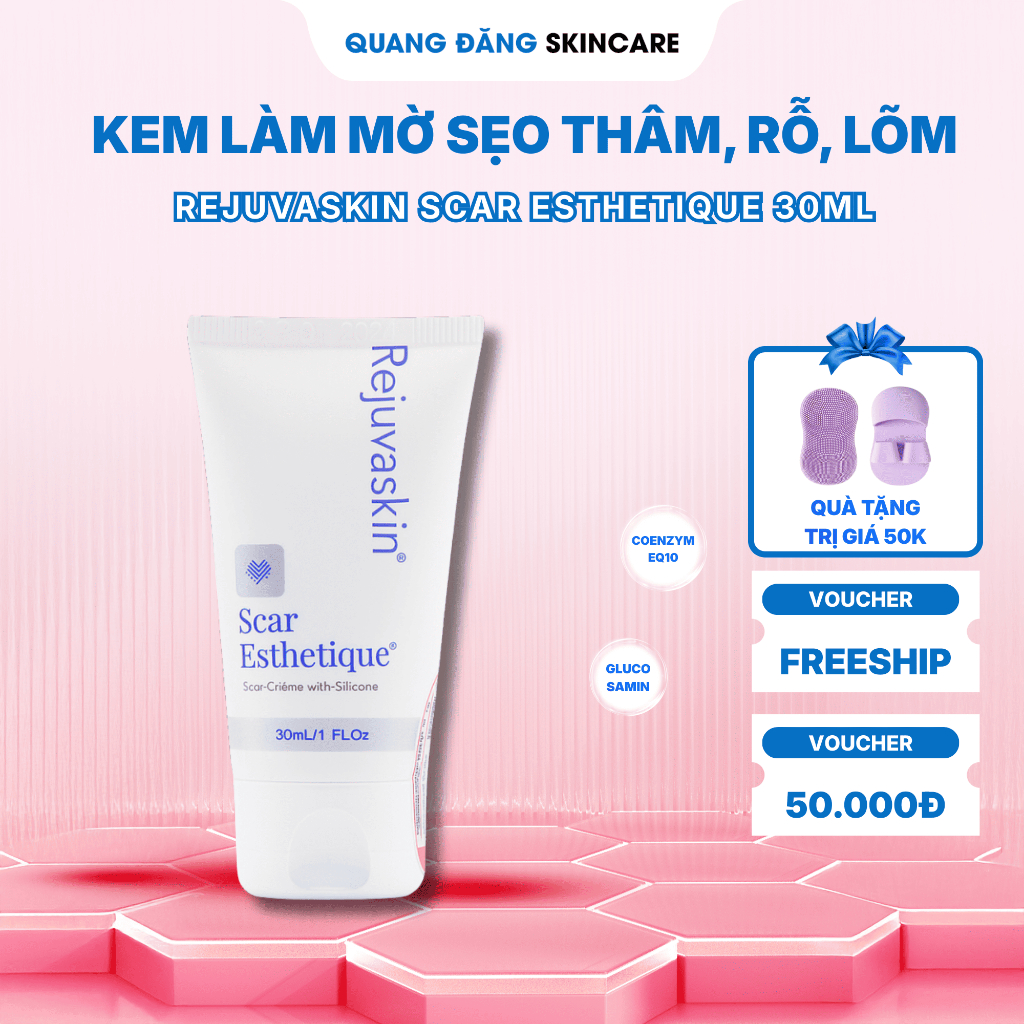 Kem Scar Esthetique Rejuvaskin  Xoá Sẹo Thâm / Rỗ / Lõm Scar Esthetique Rejuvaskin 30ml