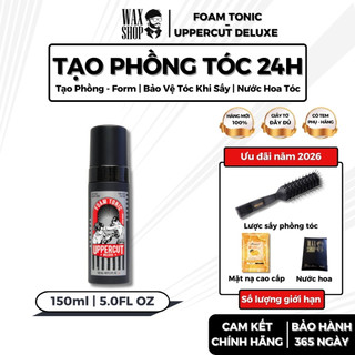  Bọt tạo kiểu tóc nam Uppercut Deluxe Foam Tonic 150ml hàng chính hãng tạo phồng tóc - Waxshop 