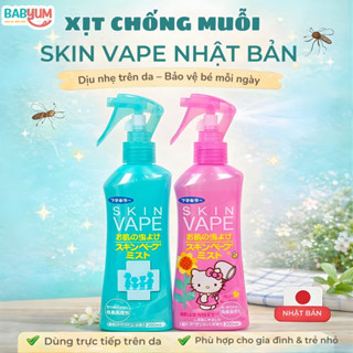  Xịt Chống Muỗi Và Côn Trùng SkinVape Fumakilla Nhật Bản Cho Bé –Dạng Xịt Mịn – Chai 200ml – Dịu Nhẹ 
