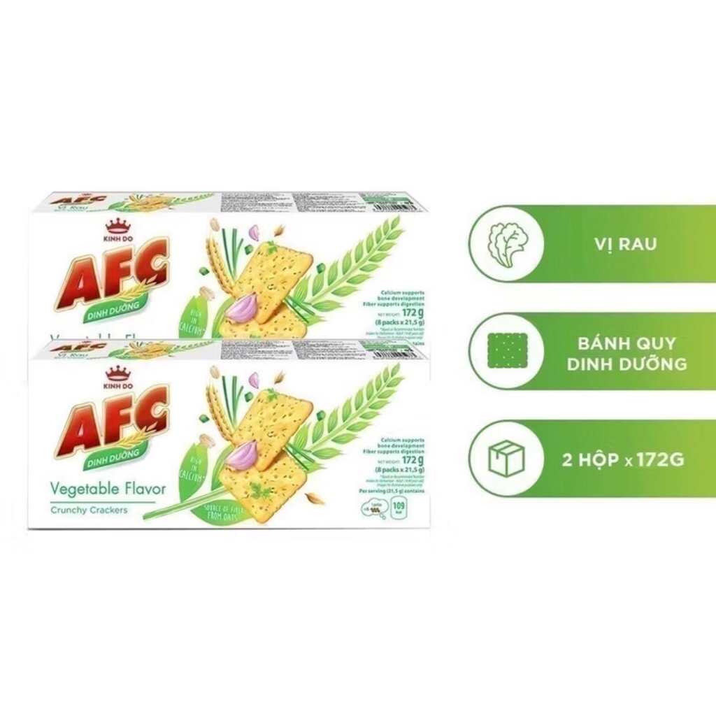 Bánh AFC vị rau củ 198,3g