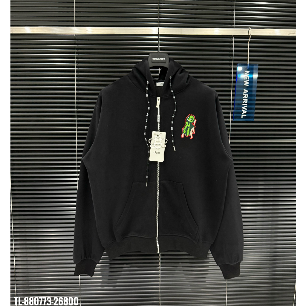 Áo Hoodie Zip DIOR, Thời trang thu đông, Khoác nỉ, Form rộng, Unisex | DENDI STORE - 880773
