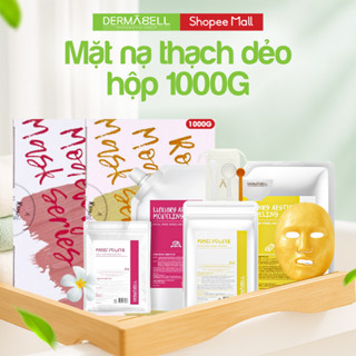  Mặt Nạ Thạch Dẻo Hoa Hồng - Vàng DERMABELL Royal ROSE GOLD Modelling Mask Hỗ Trợ Dưỡng Trắng Cấp Ẩm 