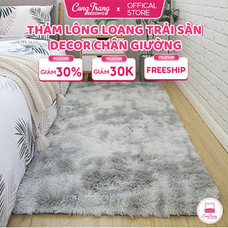 Thảm Lông Size 50cmx1m6 1mx1m6 80cmx2m Trải Sàn Decor Chân Giường trang trí phòng ngủ bàn trang Điểm Phòng Khách 