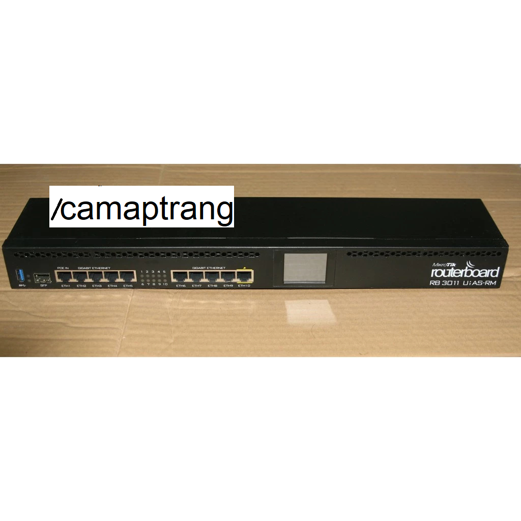 Cân bằng tải Router Mikrotik RB3011UiAS-RM RouterBOARD RB3011