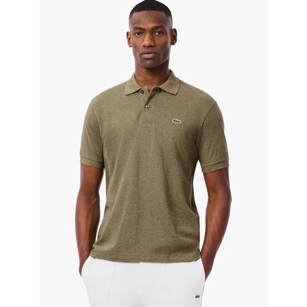 Áo POLO Nam 𝐋.𝐀.𝐂.𝐎.𝐒.𝐓.𝐄 L12.L12- Form: CLASSIC FIT - Màu: XANH CÁT - Chất liệu: COTTON PIQUÉ