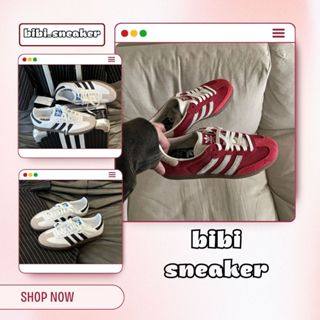 Giày Adi_Samba Trắng Đỏ Nam Nữ, Giày Thể Thao Sneaker Đế Bệt Cao 2cm (Tăng 1 Size) || Sam_b