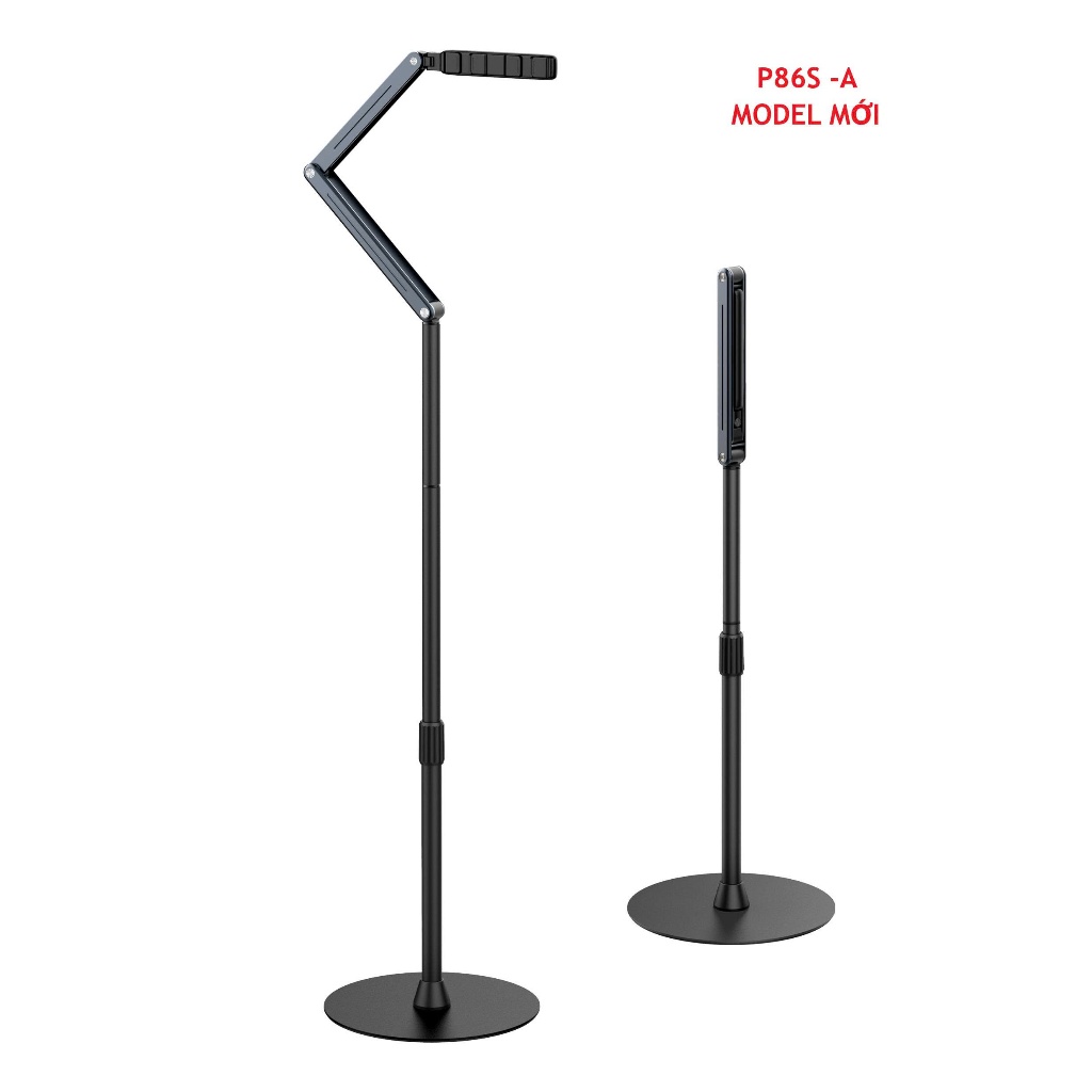 SiZiBox | P86S Kẹp Ipad Kẹp Điện Thoại Thế Hệ Mới Dùng Xem Phim Giải Trí Học Online Xoay Điều Chỉnh 