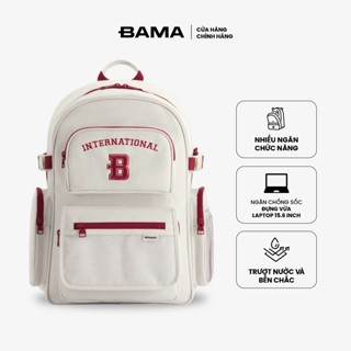  Balo nam nữ đi học đi làm BAMA Border Backpack chống nước nhiều ngăn đựng laptop 13 14 15 6 inch 