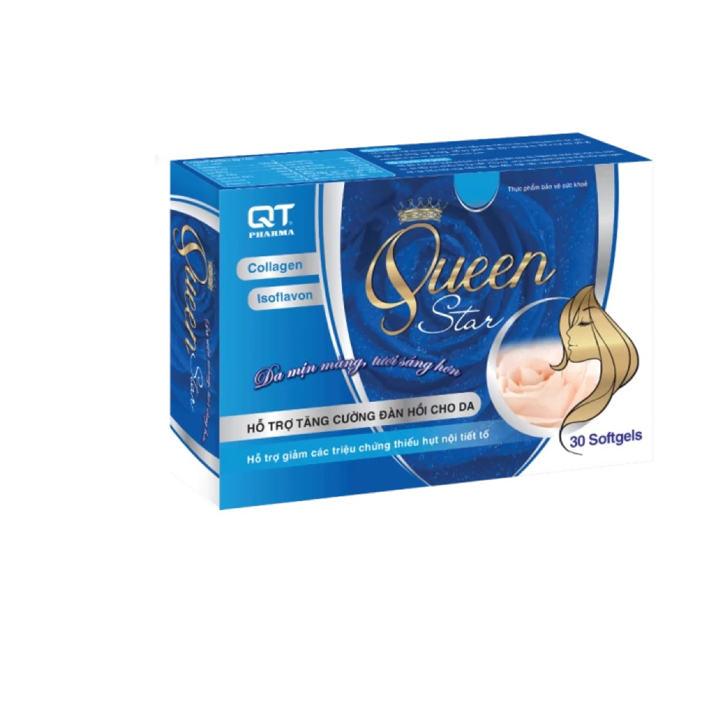 Thực Phẩm Bảo Vệ Sức Khoẻ QUEEN STAR- Bổ sung nội tiết tố nữ,hỗ trợ làm đẹp da
