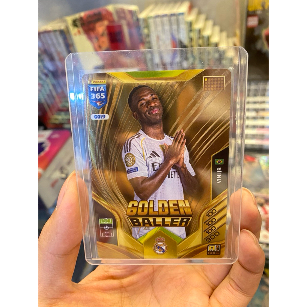 [DÒNG THẺ HIẾM NHẤT MÙA] Thẻ Cầu Thủ Vinicius Jr Panini FIFA 365 2026 Real Madrid GOLDEN BALLER #GOL