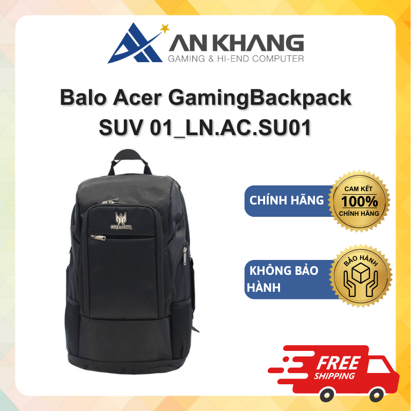 Balo Acer GamingBackpack SUV 01_LN.AC.SU01 PKBT228 Chính hãng