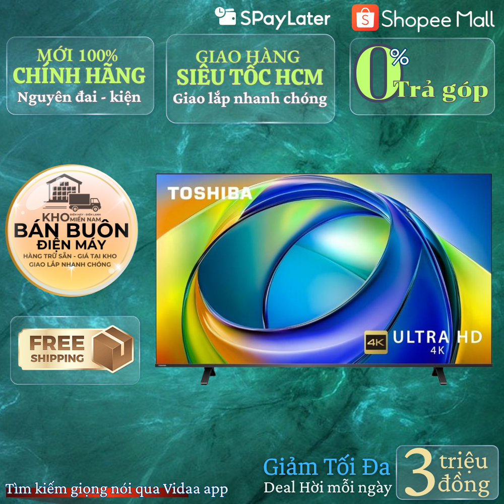 Smart Tivi Toshiba AI 4K 55 inch 55C350RP