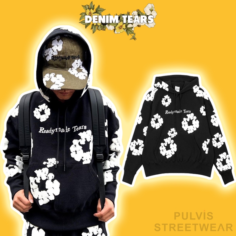 ⚡️[Mirror Quality] - Áo Hoodie Denim T.e.a.rs x Readymade Cotton Wreath Hoodie, Áo hoodie nam , Áo h