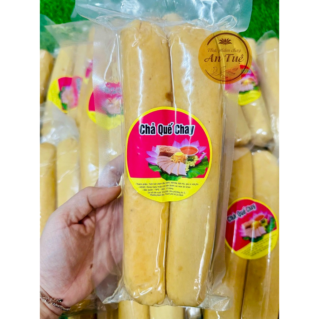 CHẢ QUẾ CÂY ĐB CHAY 500g AN TUỆ/ hang lạnh chỉ ship hoả tốc TPHCM