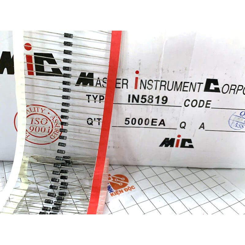 [Combo 20 con] 1N5819, IN5819 DO-41Diode 1A/40V chân cắm
