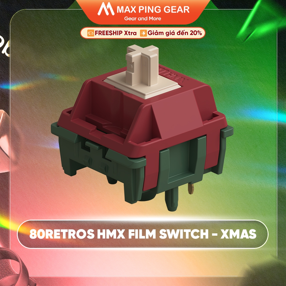 [HỎA TỐC] Switch bàn phím cơ 80Retros HMX XMAS (35 switch/ pack) - Maxpinggear