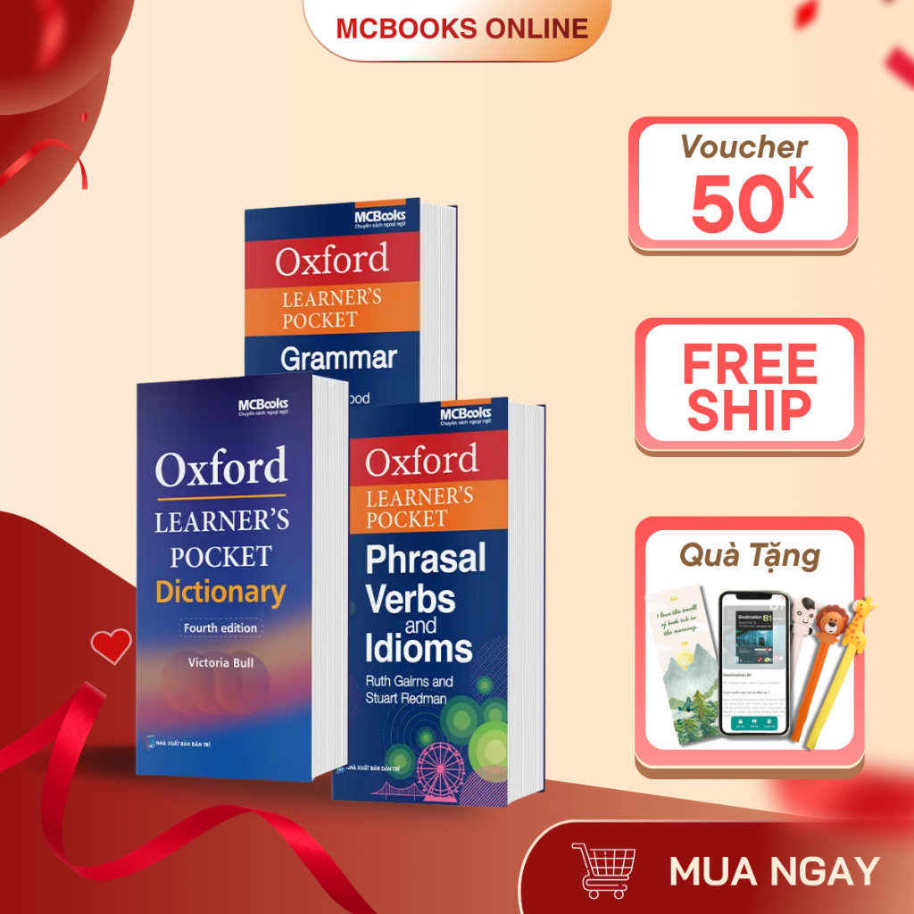 Sách Combo Từ Điển Anh - Anh - Việt Oxford Learner’s Pocket MCBooks