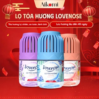  Lọ tỏa hương Lovenose hương thơm tự nhiên dễ chịu sáp thơm phòng khử mùi thế hệ mới 45 ngày - 180ml 
