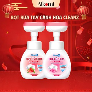  Nước rửa tay dạng bọt CleanZ làm sạch diệt khuẩn an toàn cho da tay 