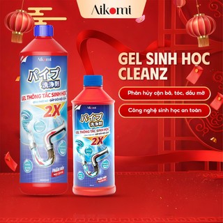  Gel sinh học CleanZ phòng tắc nghẽn làm sạch đường ống rửa bát rửa mặt khử mùi hôi hiệu quả 