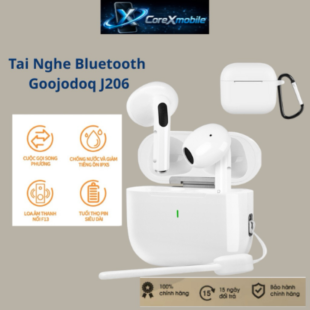 GOOJODOQ Tai Nghe Bluetooth J206-Chính Hãng