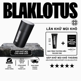  BLAKLOTUS Lăn Khử Mùi Nhập Khẩu Korea và Bộ Quà Tặng Nam Sáp Vuốt Tóc Kem Cạo Râu Sữa Rửa Mặt 