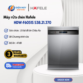 Máy Rửa Chén Độc Lập Hafele HDW-F6051S 538.21.370 - Điều Khiển Cảm Ứng Hiện Đại