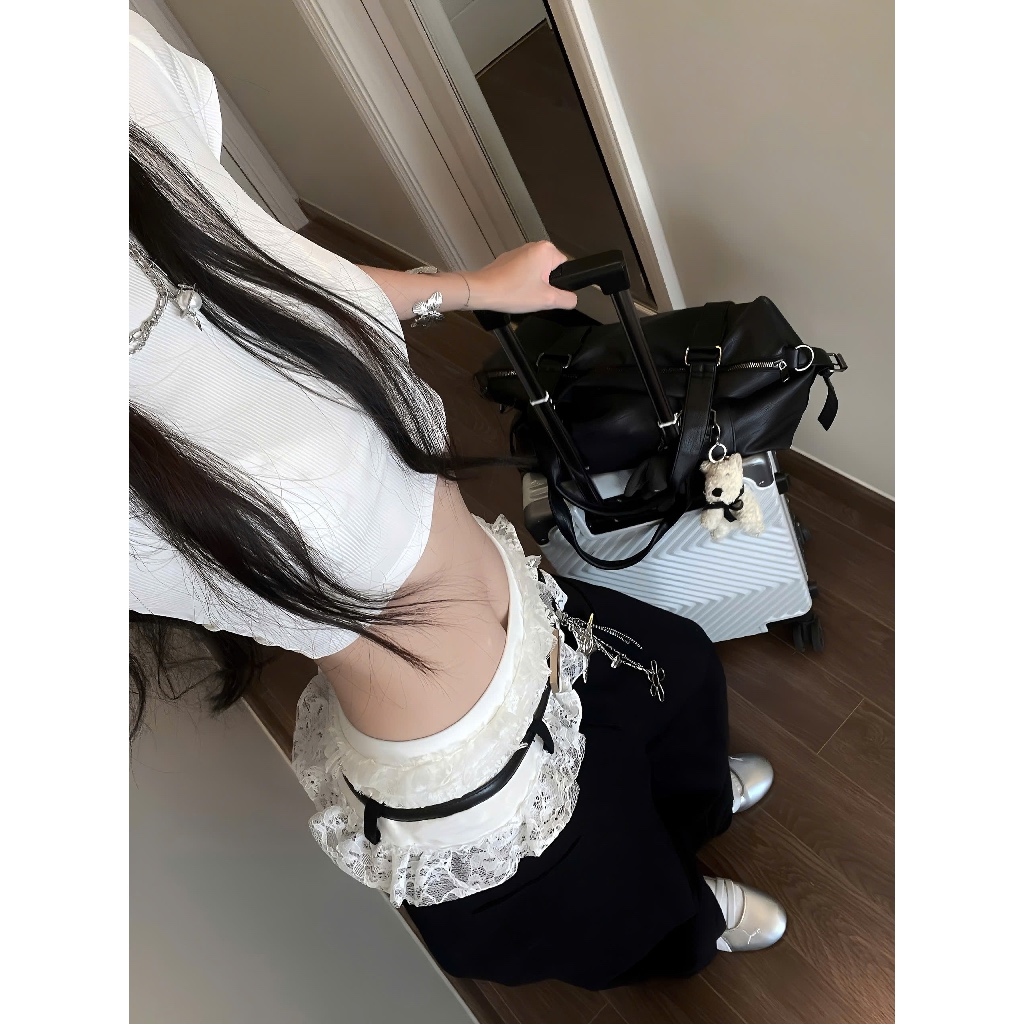 Áo croptop mỏng trơn ôm body chất tăm cotton SUNNII - 𝐊𝐈𝐋𝐋 𝐒𝐘𝐒𝐓𝐄𝐌 | BigBuy360 - bigbuy360.vn