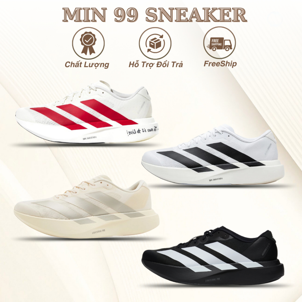 Giày_Adidas Adizero Evo SL Đế EVA Nam Nữ Cực Kì Êm Ái Dùng Chuyên Chạy Bộ