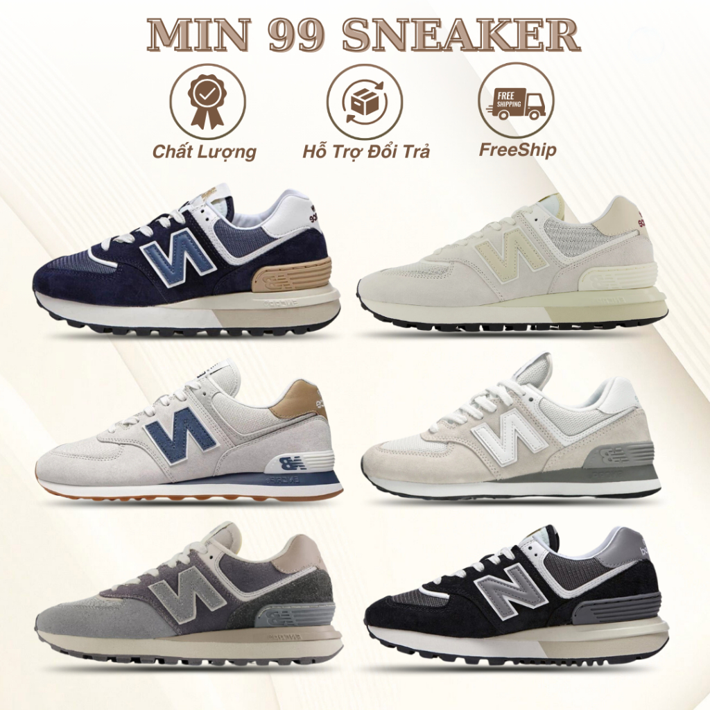 Giày_NB 574 Đủ Các Phối Màu Basic, Giày NB574 Legacy Cực Êm Ái Full Box Bill