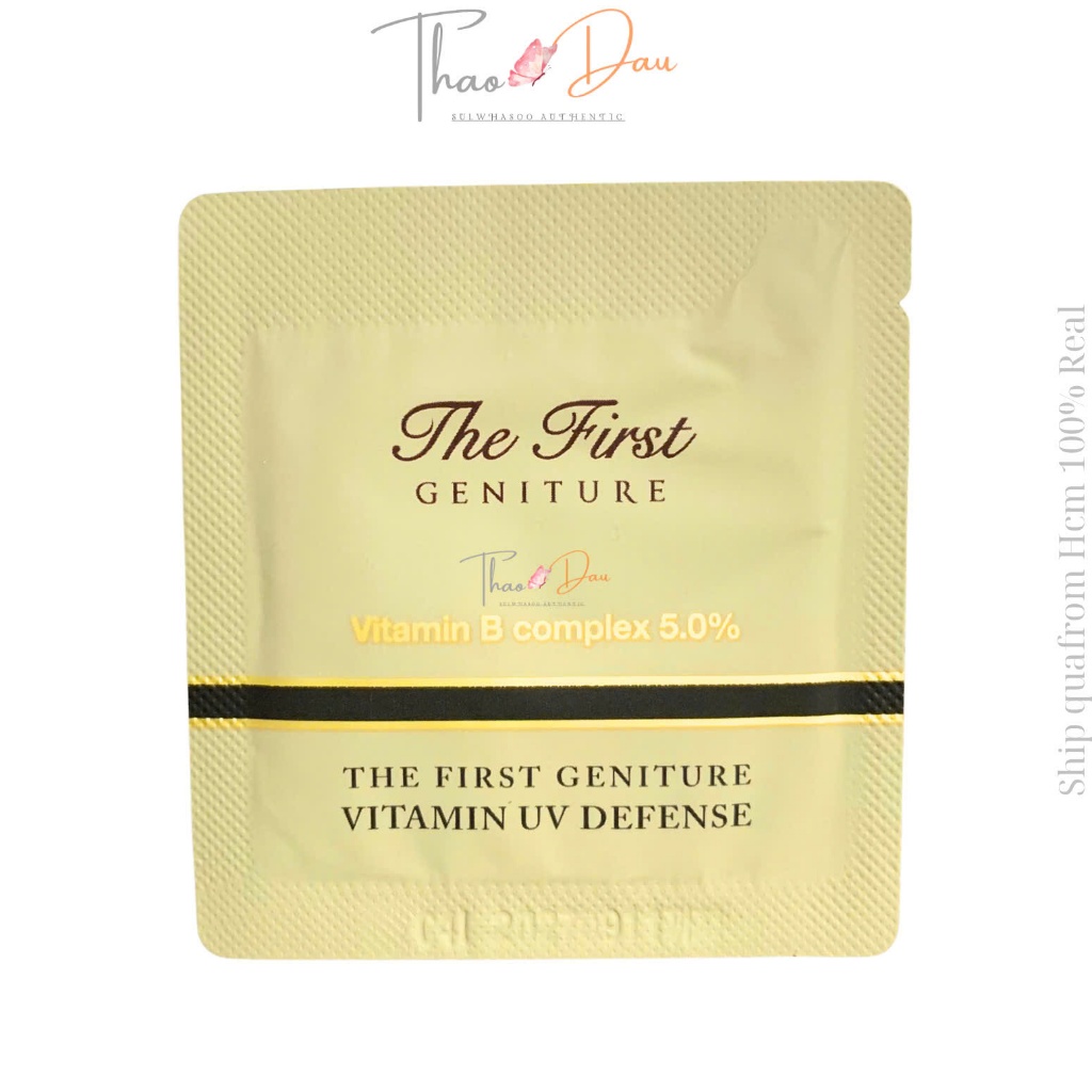 Kem Chống Nắng Ohui The First Geniture Vitamin Uv Defense 1ml Làm trắng cấp ẩm vitaminb complex 5.0%