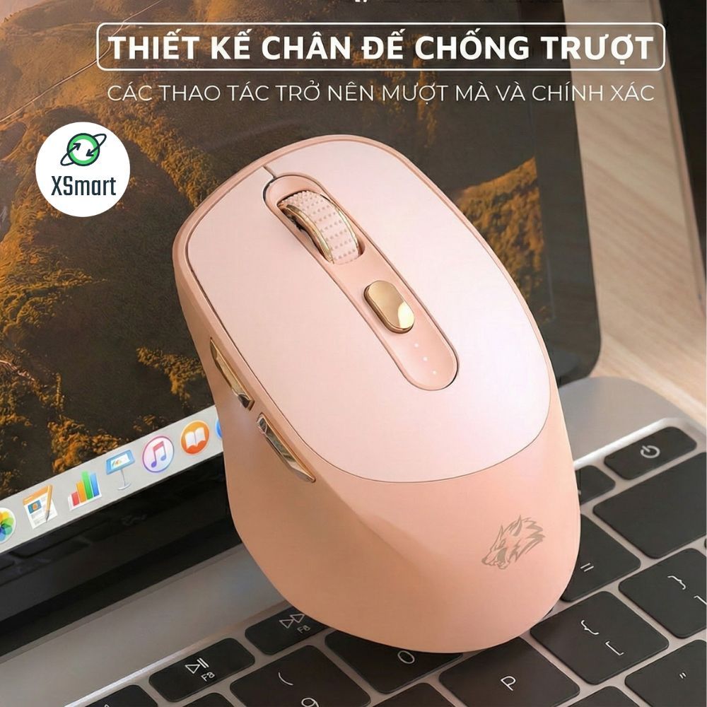 Chuột Không Dây Máy Tính Bluetooth X7 Wireless Pin Sạc Kết Nối 2 Chế Độ Cho Mọi Thiết Bị Máy Tính | BigBuy360 - bigbuy360.vn