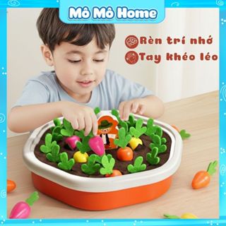  Đồ chơi nhổ cà rốt củ cải rèn luyện trí nhớ phát triển đa giác quan cho bé Mô Mô Home 