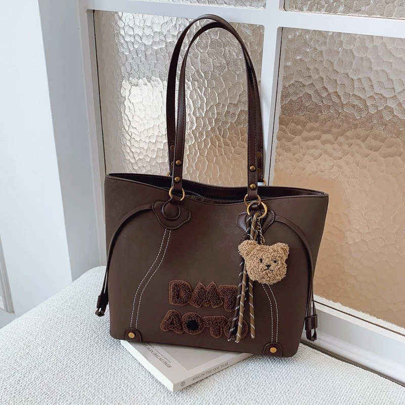 Túi đeo vai tote dung tích lớn đựng vừa laptop đi học đi làm tiện lợi A18 - Ken túi xinh