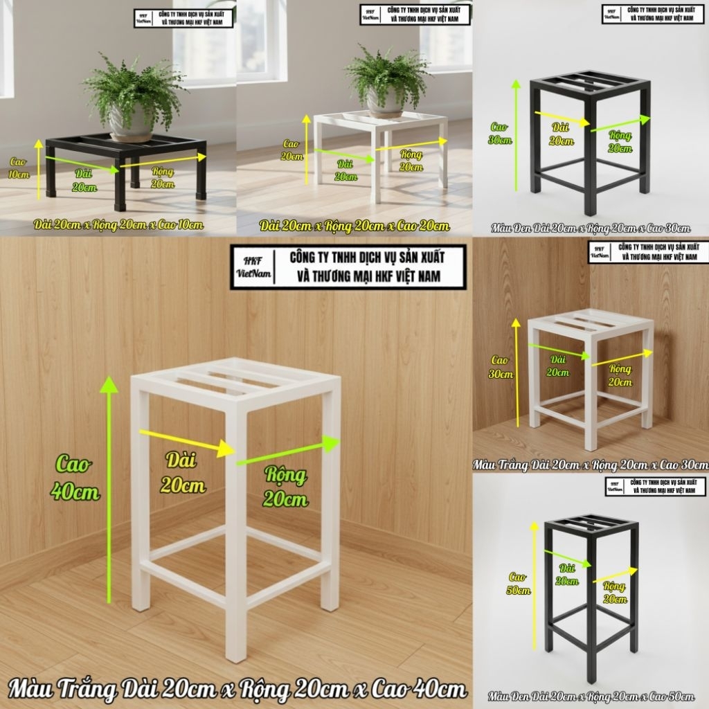 [Kệ Sắt Đa Năng HKF VIỆT NAM] Giá Để Chậu Cây, Đồ Dùng Trong Nhà & Ngoài Trời