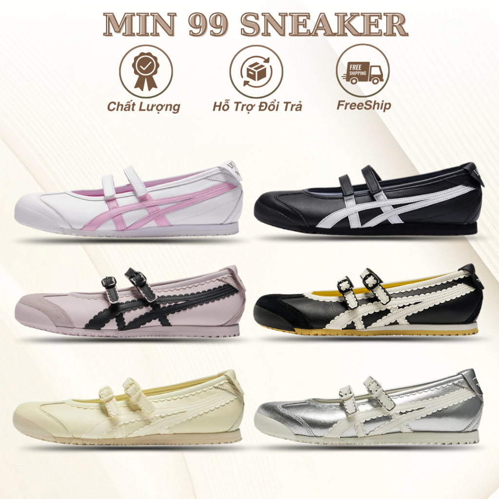 Giày Onitsuka Tiger Mexico 66 Ballet, Giày Tiger Hài Các Phối Màu Cực Hot