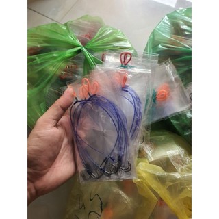 ( Combo 10) Chùm nho câu cá tra 4 lưỡi U size 16 chuyên đánh cá tra sông hồ..